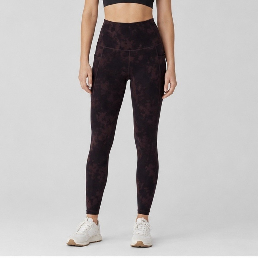 NWT Lululemon Align High Rise Pant 25" Pockets Size 2 Diamond Dye Black Leggings